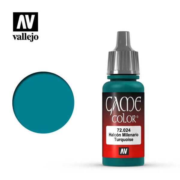 Vallejo Game Color: Turquoise (17ml) (72.024)