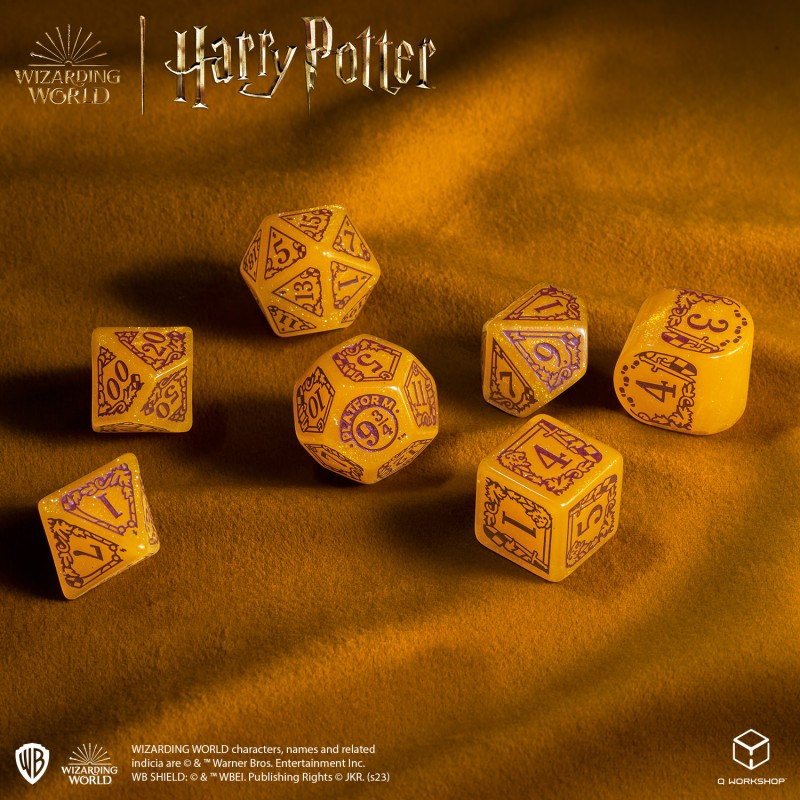 Harry Potter - Gryffindor Modern Dice Set - Gold (Q-Workshop) (190142/2023/1/B)