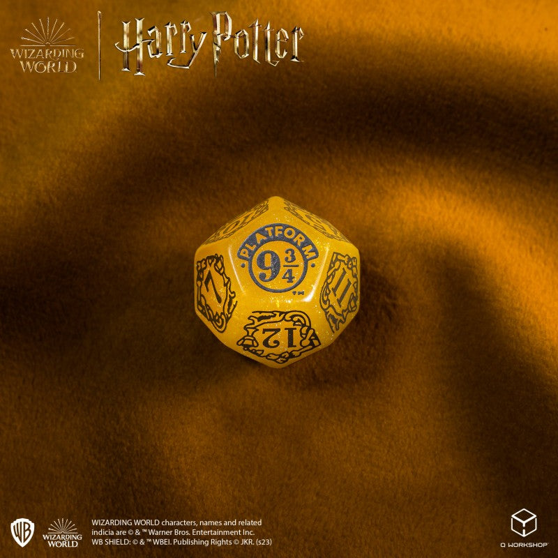 Harry Potter - Hufflepuff Modern Dice Set - Yellow (Q-Workshop) (190142/2023/4/B)