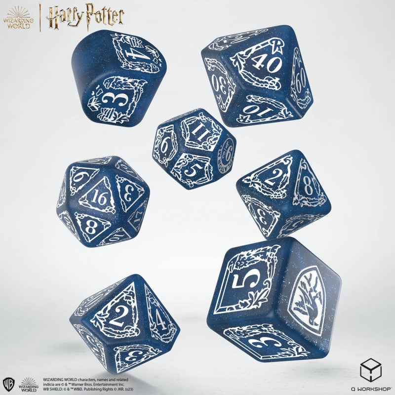 Harry Potter - Ravenclaw Modern Dice Set - Blue (Q-Workshop) (190142/2023/3/A)