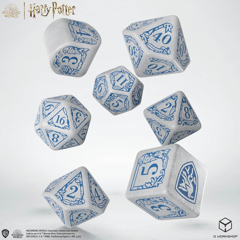 Harry Potter - Ravenclaw Modern Dice Set - White (Q-Workshop) (190142/2023/3/B)