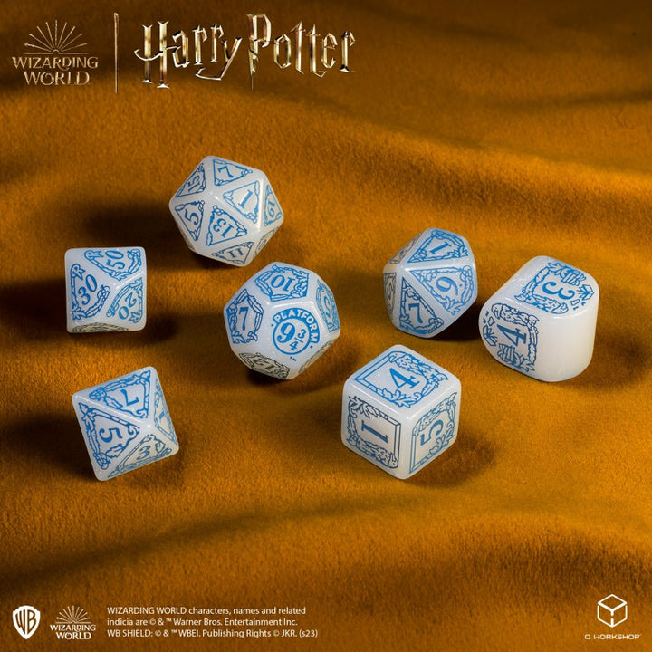 Harry Potter - Ravenclaw Modern Dice Set - White (Q-Workshop) (190142/2023/3/B)