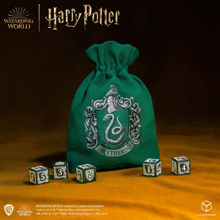 Harry Potter - Slytherin Dice & Pouch (Q-Workshop) (190142/2023/2/A/D6B)