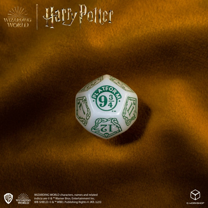 Harry Potter - Slytherin Modern Dice Set - White (Q-Workshop) (190142/2023/2/B)