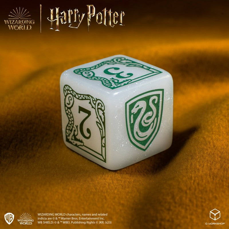 Harry Potter - Slytherin Modern Dice Set - White (Q-Workshop) (190142/2023/2/B)