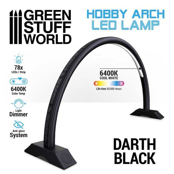 Hobby Arch LED Lamp - Darth Black (Green Stuff World)