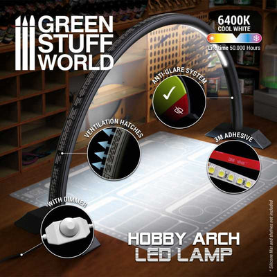 Hobby Arch LED Lamp - Darth Black (Green Stuff World)