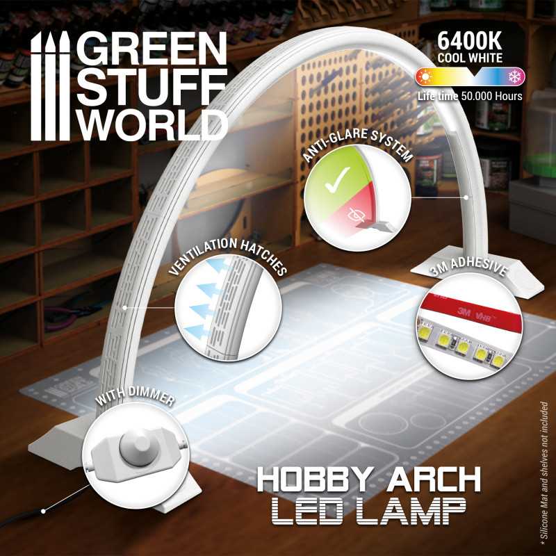 Hobby Arch LED Lamp - Faded White (Green Stuff World)