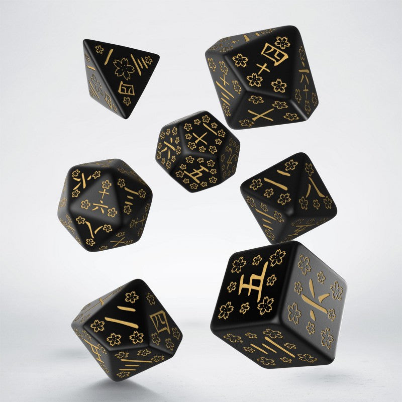 Japanese Dice Set - Deep Night Firefly (Q-Workshop) (SKAN03)