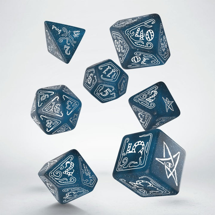 Call of Cthulhu Abyssal & white Dice Set (Q-Workshop) (SCTH3F)