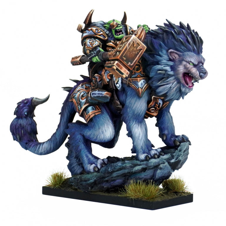 Kings of War: Riftforged Orc - Stormbringer on Manticore
