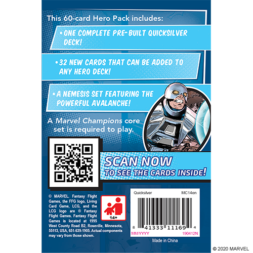 Marvel Champions: The Card Game - Quicksilver Hero Pack