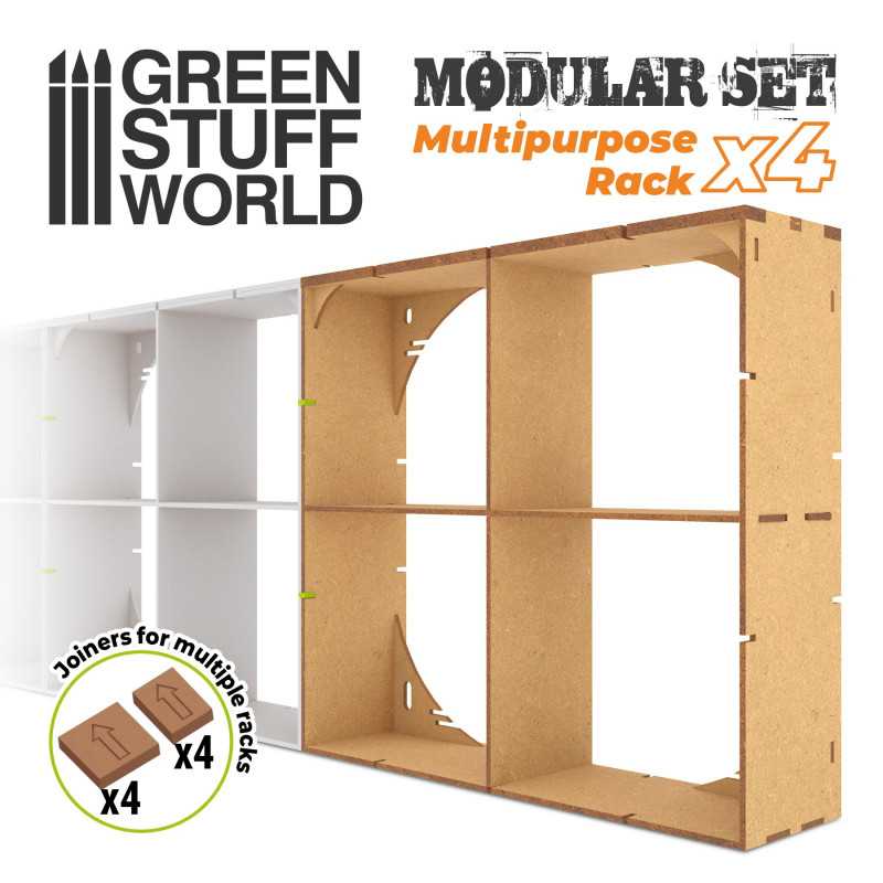 MDF Multipurpose Rack x4 (Green Stuff World)