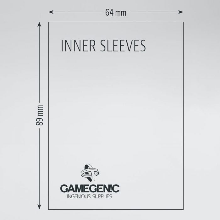 Gamegenic Inner Sleeves (clear)