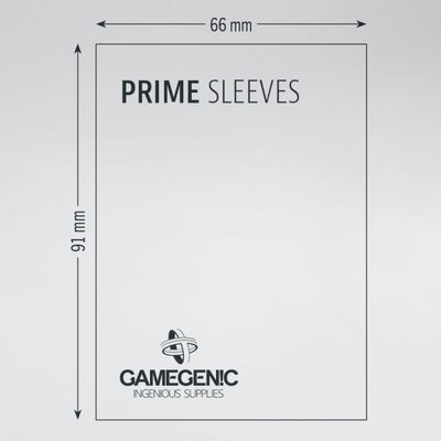 Gamegenic Prime Double Sleeving Pack 100 (black-prime)