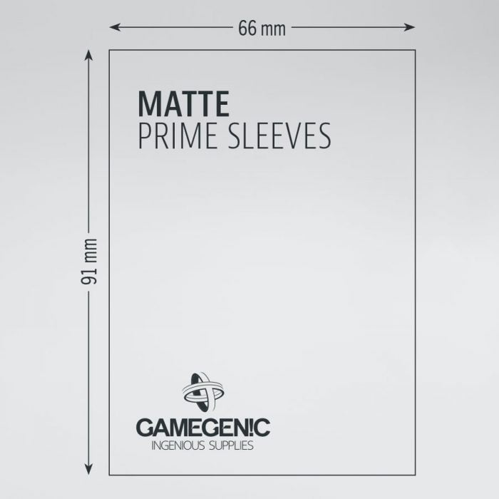 Gamegenic Matte Prime Sleeves (yellow)