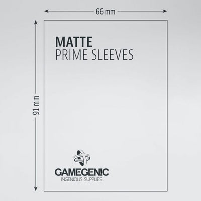 Gamegenic Matte Prime Sleeves (red)