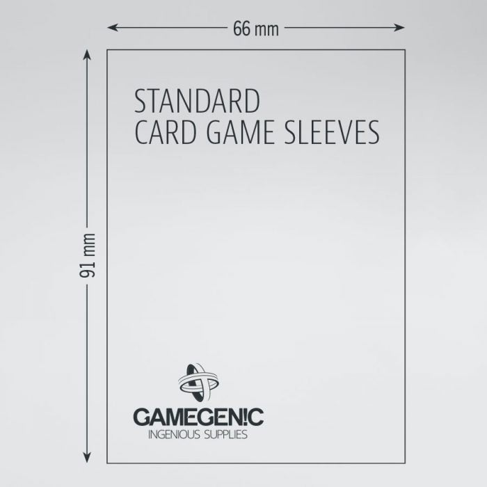 Gamegenic Standard Card Game Value Pack 200 Matte Sleeves (matte)