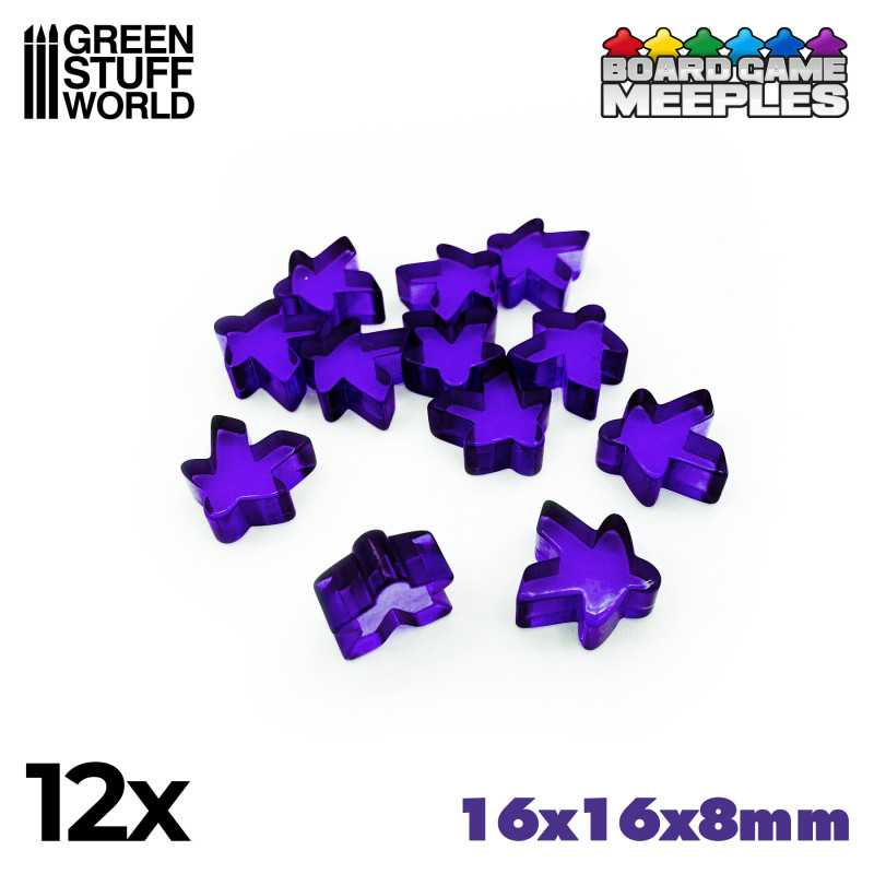 Meeples 16x16x8mm - Purple (Green Stuff World)