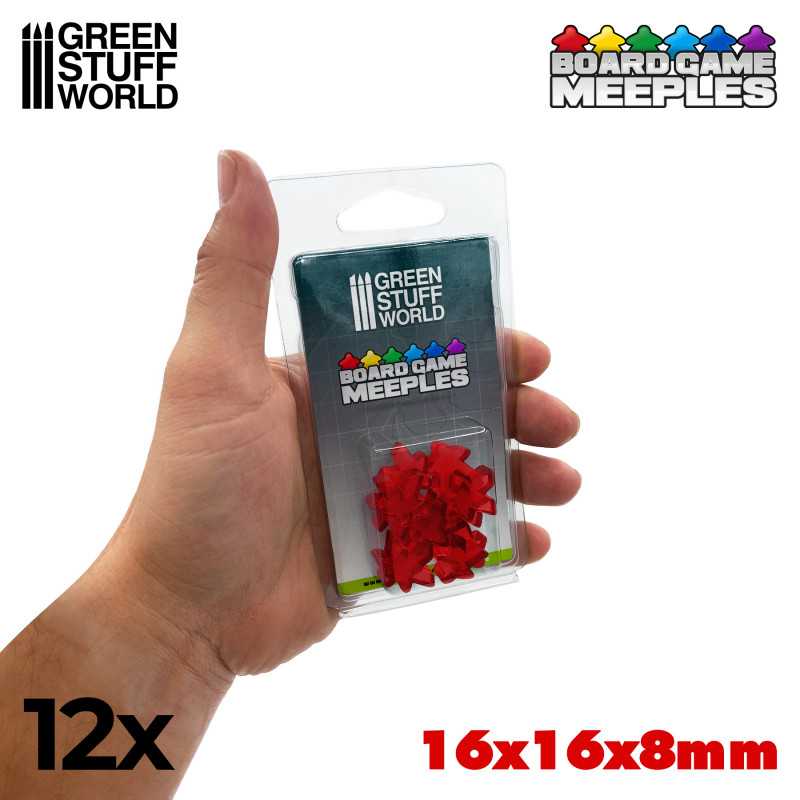 Meeples 16x16x8mm - Red (Green Stuff World)