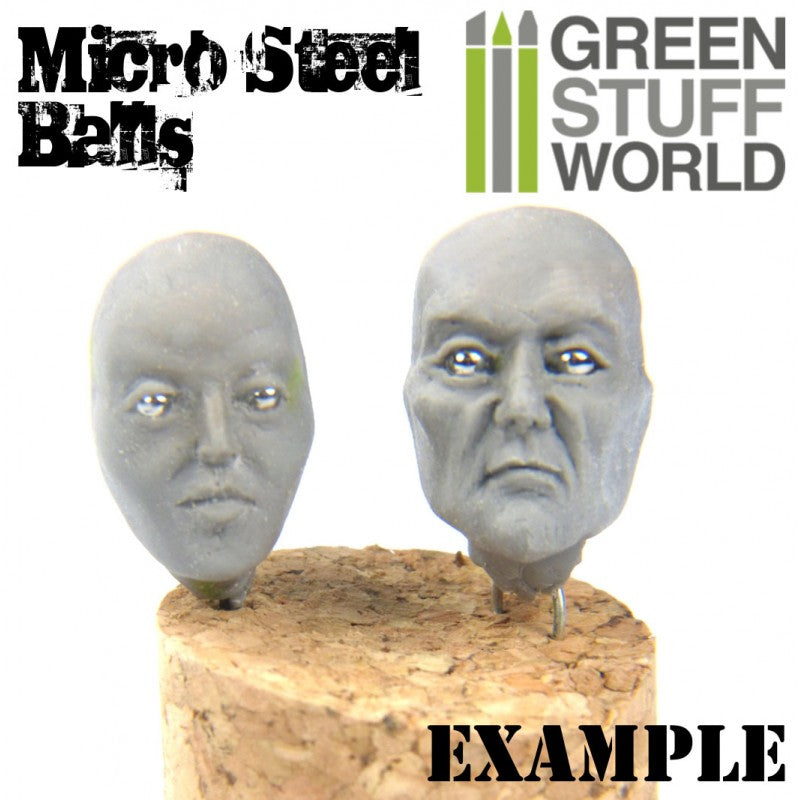 Micro STEEL Balls (2-4mm) (Green Stuff World)