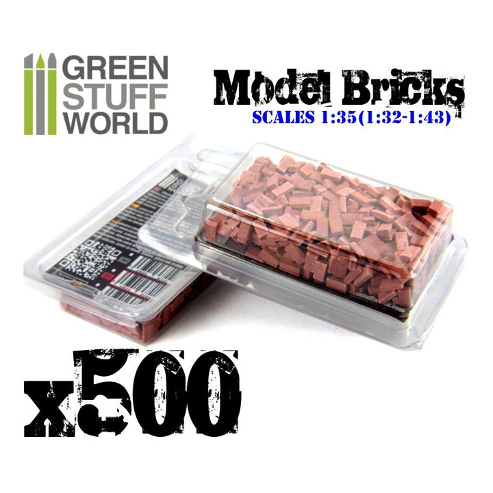 Model Bricks - Red x500 (Green Stuff World)