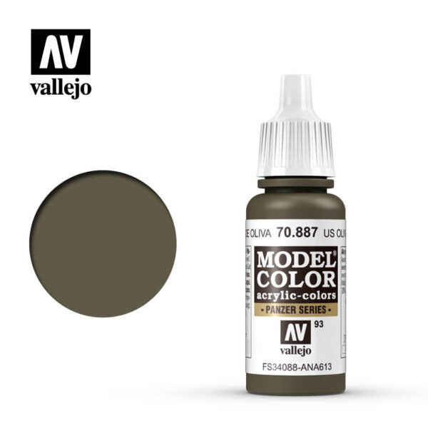 Vallejo Model Color: US Olive Drab (70.887)
