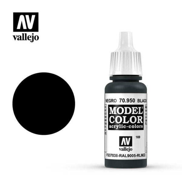 Vallejo Model Color: Black (70.950)
