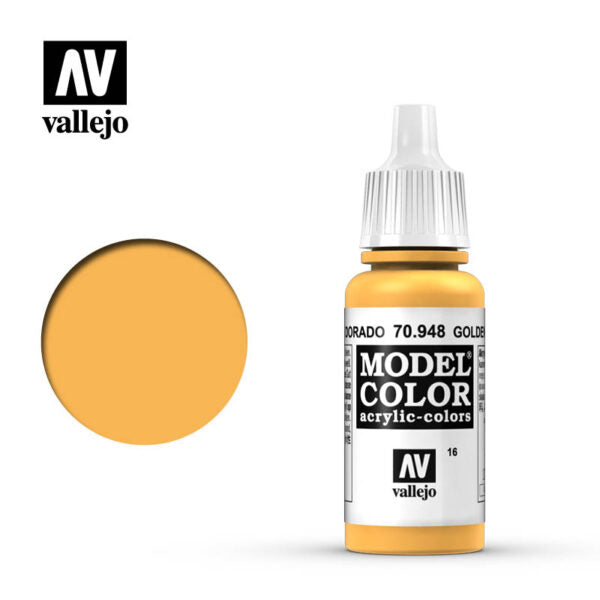 Vallejo Model Color: Golden Yellow (70.948)