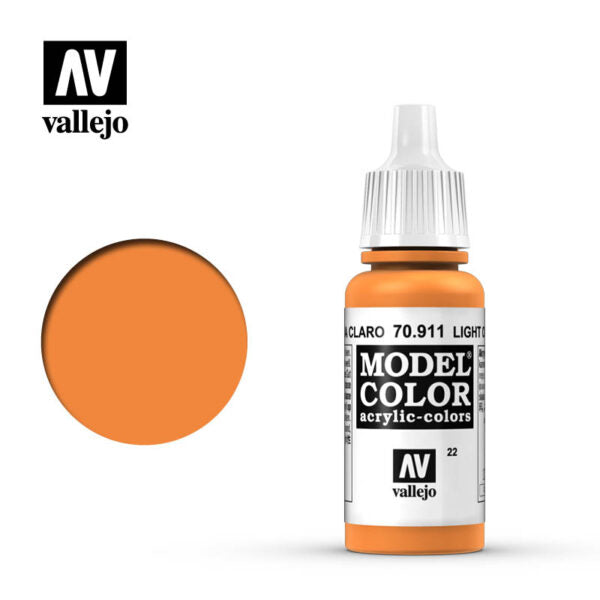 Vallejo Model Color: Light Orange (70.911)