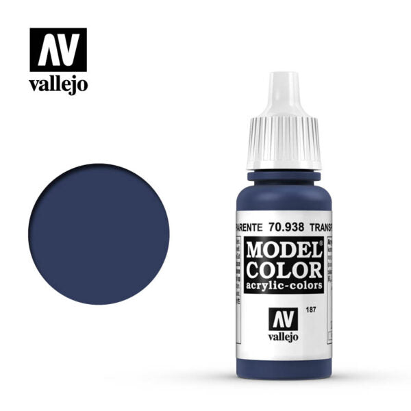 Vallejo Model Color: Transparent Blue (70.938)