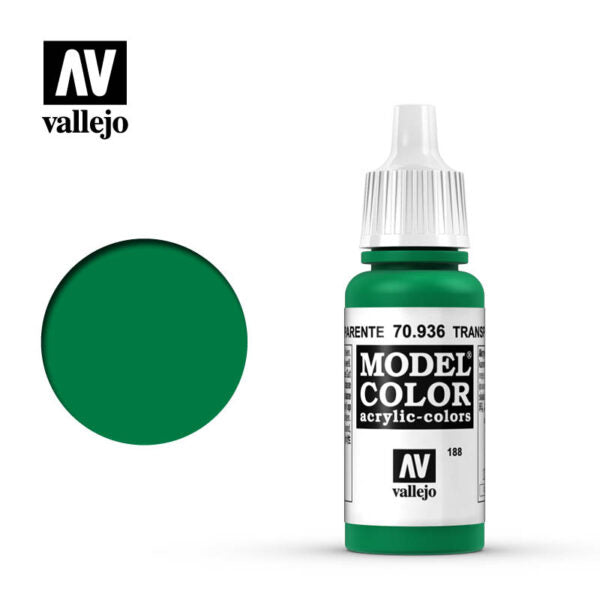 Vallejo Model Color: Transparent Green (70.936)
