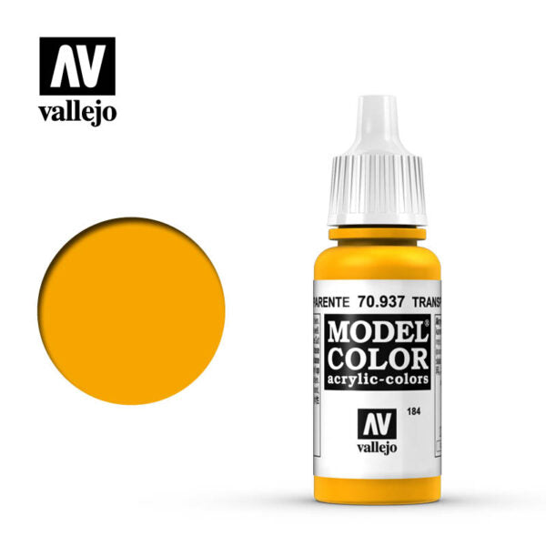 Vallejo Model Color: Transparent Yellow (70.937)