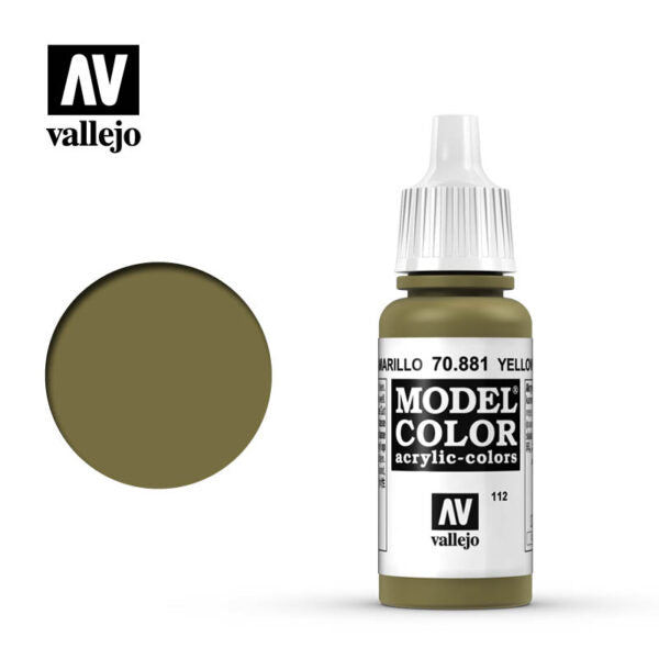Vallejo Model Color: Green Yellow (70.881) (121)