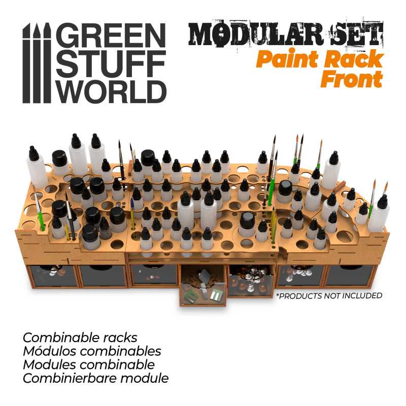 Modular Paint Rack - FRONT (Green Stuff World)