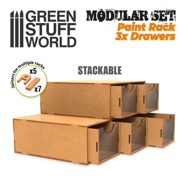 Modular Set 3x Drawers (Green Stuff World)