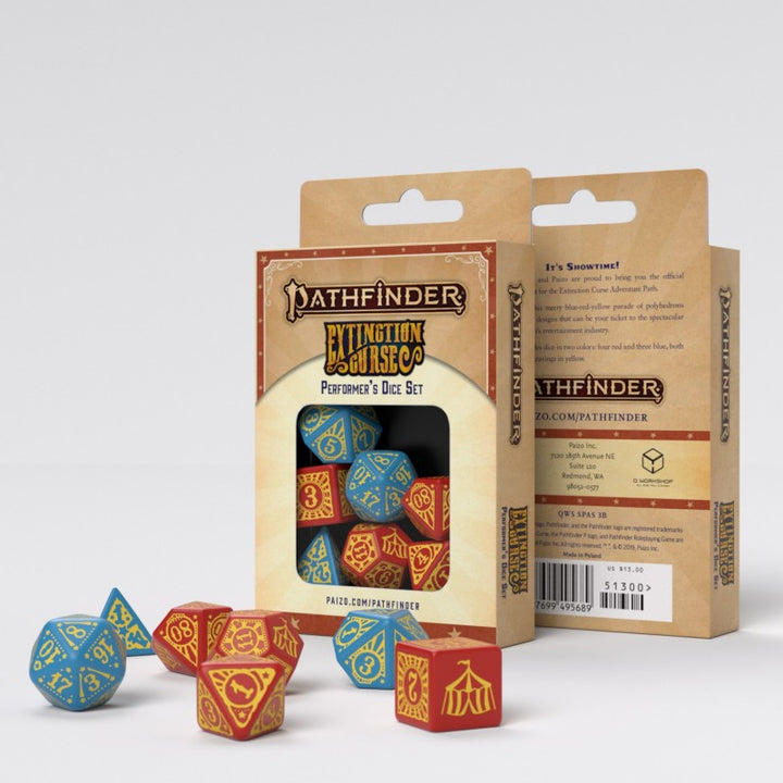 Pathfinder Extinction Curse Performer's Dice Set (Q-Workshop) (SPAS3B)