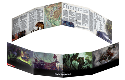 Dungeons & Dragons (5th Edition):  Rage of Demons DM Screen