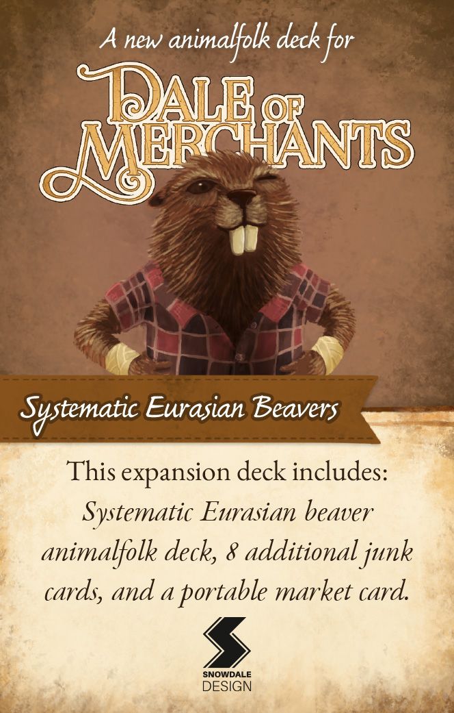 Dale of Merchants: Systematic Eurasian Beavers