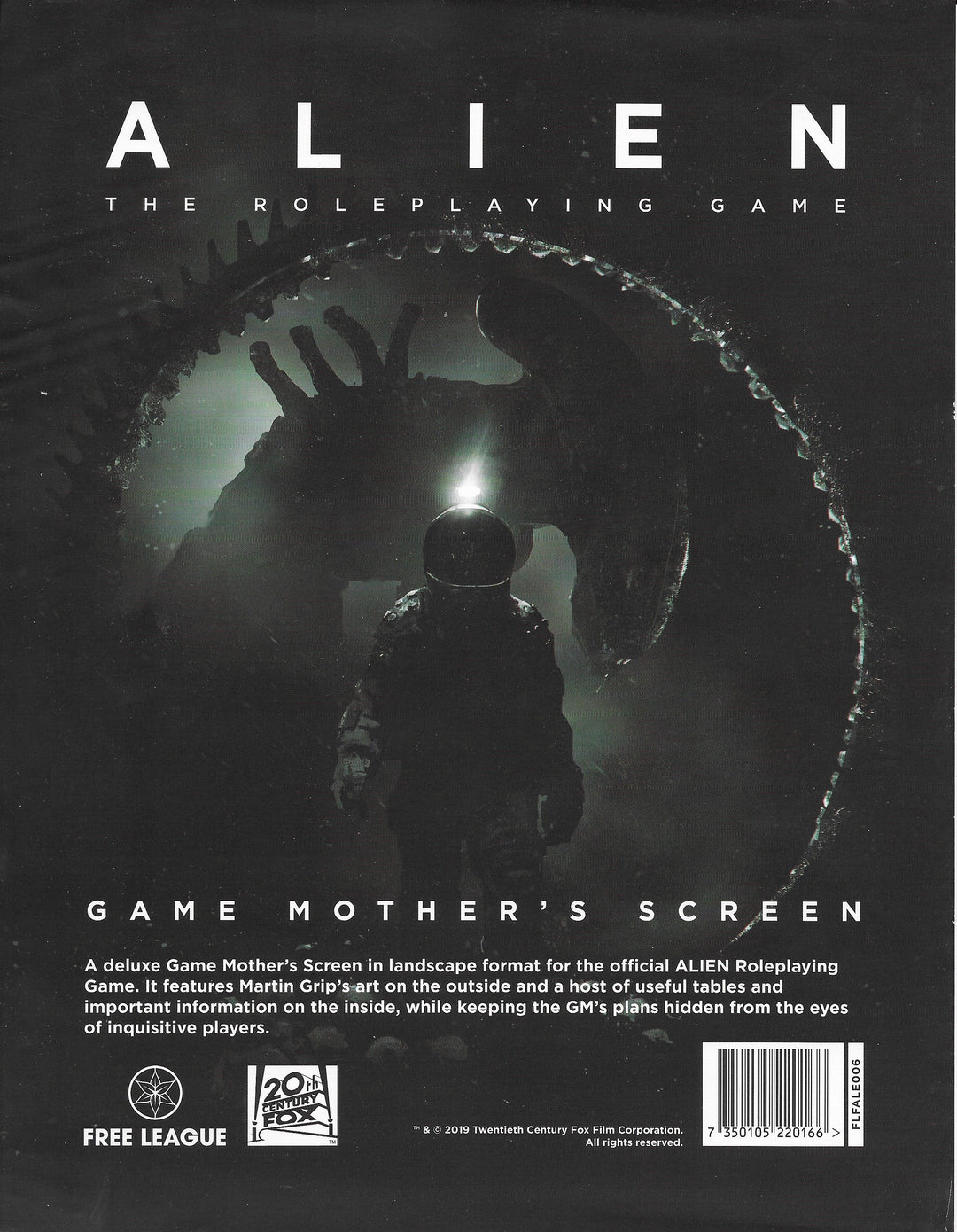 ALIEN: The Roleplaying Game - Alien Game Mother's Screen