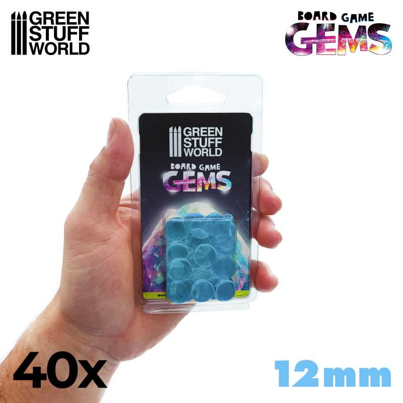 Plastic Gems 12mm - Light Blue (Green Stuff World)