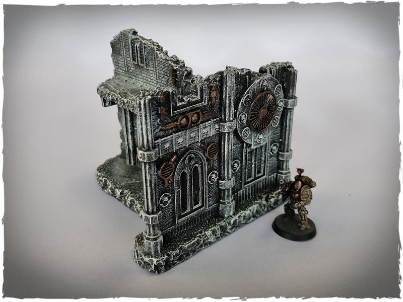 Prepainted scenery - gothic ruins 