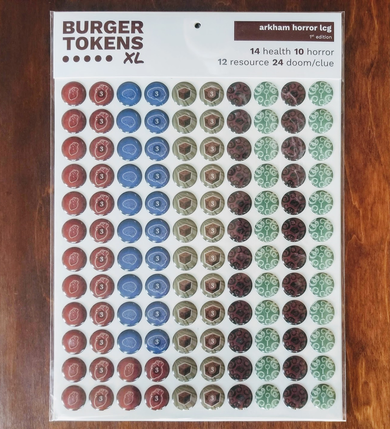 Arkham Horror: The Card Game Tokens (Burger Tokens)