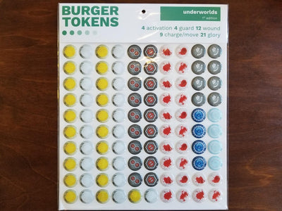 Warhammer: Underworlds Tokens (Burger Tokens)