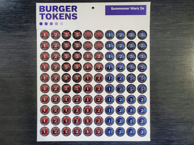 Summoner Wars 2.0 Tokens (Burger Tokens)