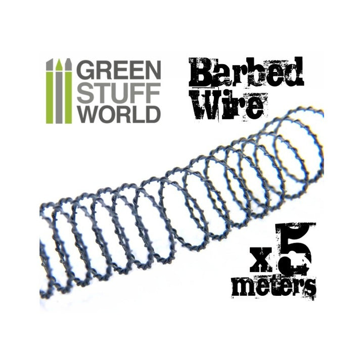 Simulated BARBED WIRE - 1/65-1/72 (20mm) (Green Stuff World)