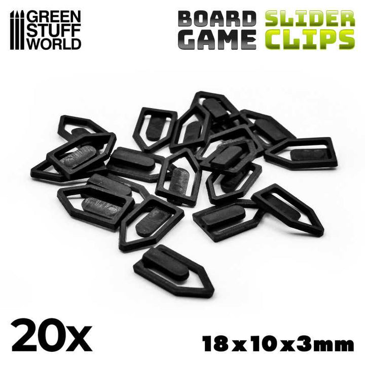 Slider Clips - Black (Green Stuff World)