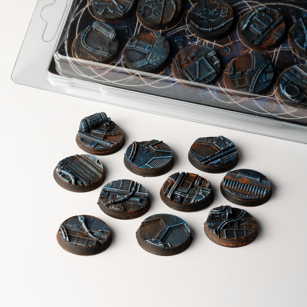 GamersGrass Spaceship Corridor Bases, Round 25mm (x10)