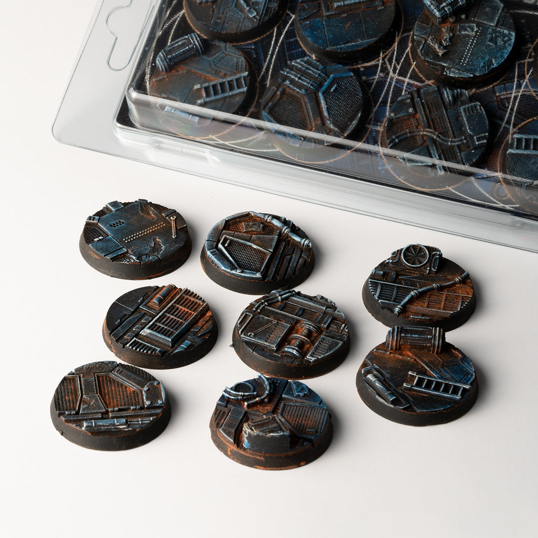 GamersGrass Spaceship Corridor Bases, Round 32mm (x8)