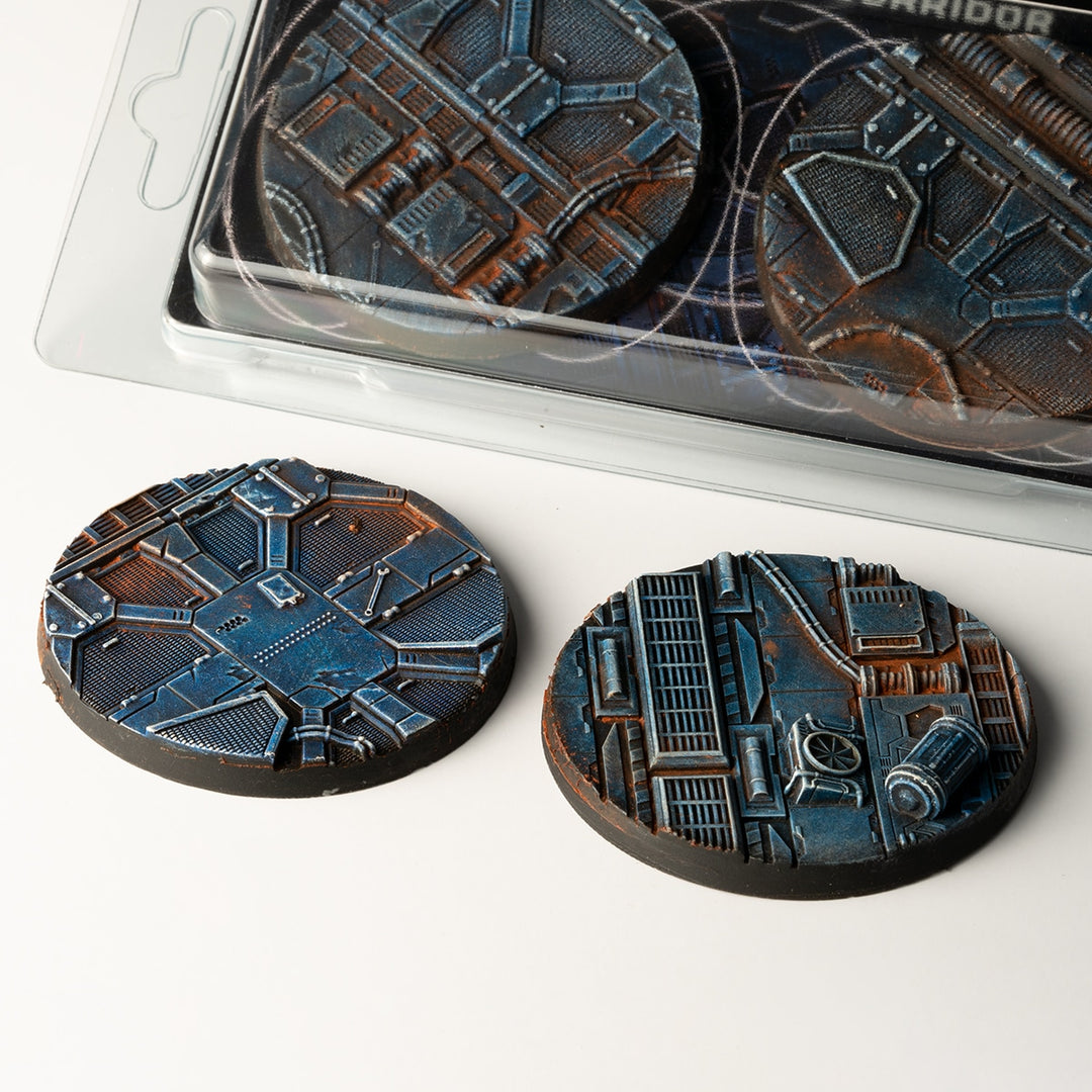 GamersGrass Spaceship Corridor Bases, Round 60mm (x2)